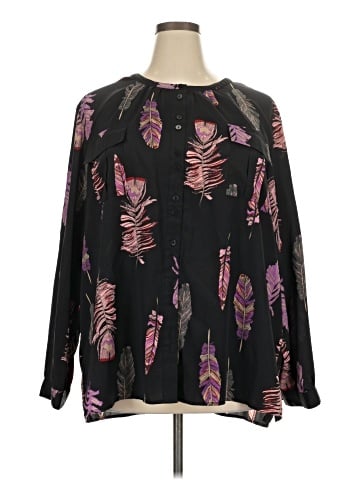 Jaclyn Smith Long Sleeve Blouse (view 1)
