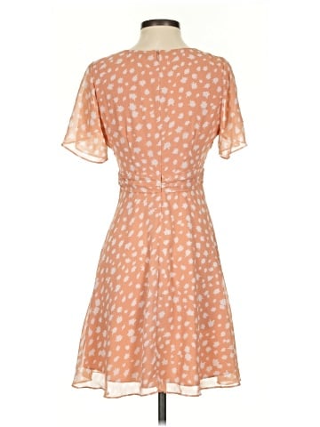 Madewell Ruched-Waist Mini Dress in Star Shower (view 2)