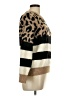 Q2 Animal Print Brown Pullover Sweater Size L - photo 4