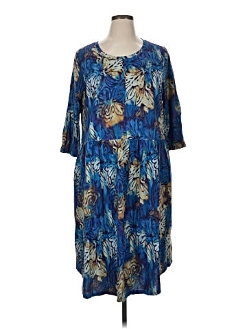 LOGO by Lori Goldstein Casual Dress (view 1)