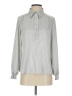 CAbi Stripes Gray Long Sleeve Blouse Size XS - photo 1