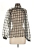 Current Air Silver Long Sleeve Blouse Size M - photo 1