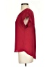 Mine 100% Polyester Burgundy Short Sleeve Blouse Size S - photo 5