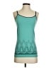 Patagonia Aztec Or Tribal Print Teal Tank Top Size S - photo 1