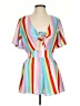 Adrienne 100% Polyester White Casual Dress Size S - photo 1