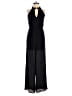 Alya 100% Polyester Solid Black Jumpsuit Size XXS - photo 1
