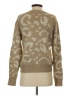 En Creme Animal Print Tan Pullover Sweater Size S - photo 2