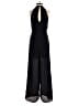 Alya 100% Polyester Solid Black Jumpsuit Size XXS - photo 2