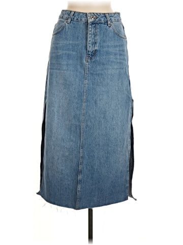 Topshop Denim Skirt (view 1)