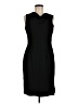 Calvin Klein Solid Black Cocktail Dress Size 8 - photo 1