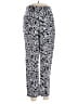 M&S Collection Print Blue Casual Pants Size 8 - photo 1