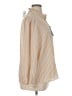 Banana Republic 100% Polyester Stripes Tan Long Sleeve Blouse Size XL - photo 4
