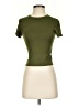 Shein Green Short Sleeve Turtleneck Size XS - photo 1