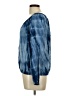 Scoop 100% Polyester Blue Long Sleeve Blouse Size L - photo 5