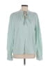 Unbranded 100% Polyester Green Long Sleeve Blouse Size L - photo 1