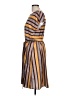 Unbranded 100% Polyester Stripes Brown Casual Dress Size L - photo 5
