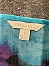 Laura Ashley 100% Polyester Purple 3/4 Sleeve Blouse Size L - photo 7