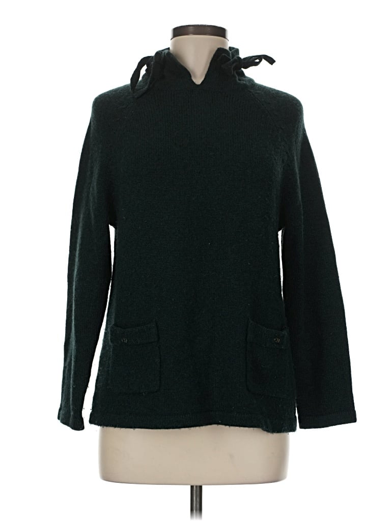 Pre-owned Carolina Herrera Turtleneck Sweater In Green