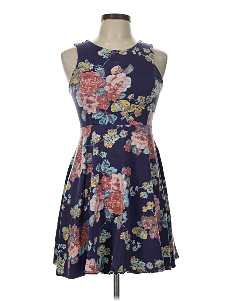 Pre-owned Xhilaration Cocktail Dress In Blue