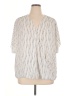Worthington Ivory Short Sleeve Blouse Size 0X - photo 1