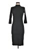 Double Zero Solid Gray Casual Dress Size M - photo 1