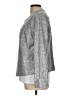 Three Dots Metallic Silver Jacket Size L - photo 5