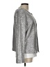 Three Dots Metallic Silver Jacket Size L - photo 4