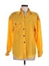 Potomac Collection 100% Polyester Color Block Yellow Long Sleeve Blouse Size 10 - photo 1