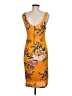 Popular Basics Tropical Orange Cocktail Dress Size M - photo 2