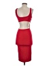 Bebe Solid Red Cocktail Dress Size XXS - photo 2