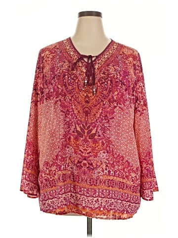 Belle By Kim Gravel 3/4 Sleeve Blouse (view 1)