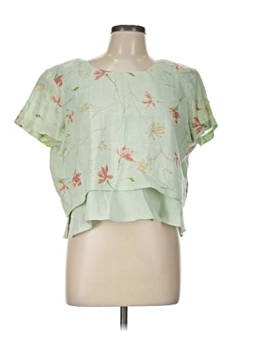 Coldwater Creek Short Sleeve Blouse (view 1)