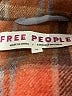 Free People Plaid Brown Coat Size M - photo 6