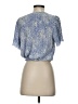 ASTR The Label Blue Short Sleeve Blouse Size XS - photo 2