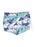 Raya Sun 100% Polyester Print Blue Shorts Size M - photo 2