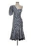 Jonathan Simkhai Checkered-gingham Blue Cocktail Dress Size 4 - photo 1