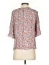 Democracy 100% Rayon Orange Short Sleeve Blouse Size S - photo 2