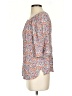 Democracy 100% Rayon Orange Short Sleeve Blouse Size S - photo 5