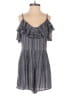 Rewind 100% Rayon Chevron-herringbone Gray Romper Size XS - photo 1