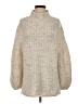 Pilcro Tweed Ivory Turtleneck Sweater Size S - photo 1
