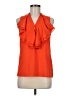 B.wear 100% Polyester Orange Sleeveless Blouse Size M - photo 1