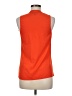 B.wear 100% Polyester Orange Sleeveless Blouse Size M - photo 2