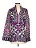 Tory Burch Purple Long Sleeve Blouse Size 4 - photo 1