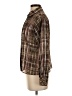 DressBarn 100% Polyester Tweed Brown Long Sleeve Blouse Size S - photo 5