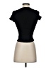 Lulus Black Short Sleeve Turtleneck Size S - photo 2
