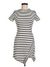 Olivaceous Stripes Ivory Casual Dress Size M - photo 1