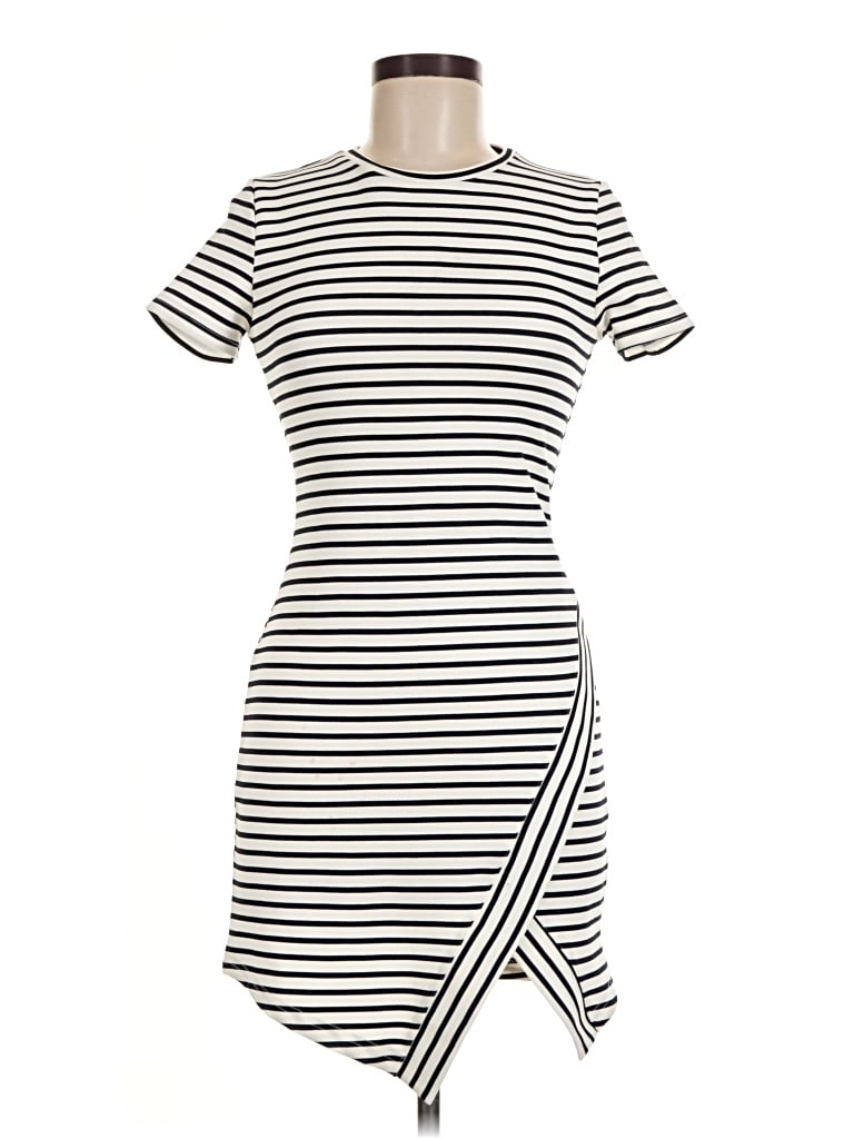 Pre-owned Olivaceous Casual Dress In Ivory