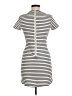 Olivaceous Stripes Ivory Casual Dress Size M - photo 2
