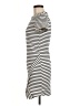 Olivaceous Stripes Ivory Casual Dress Size M - photo 5