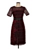 Guess 100% Polyester Burgundy Cocktail Dress Size 4 - photo 1